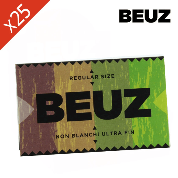 Boîte de 25 Carnets Feuilles Brown Non Blanchies Regular BEUZ