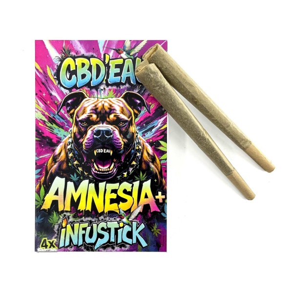 Infustick CBD Amnesia 7% - Lot de 4 sticks