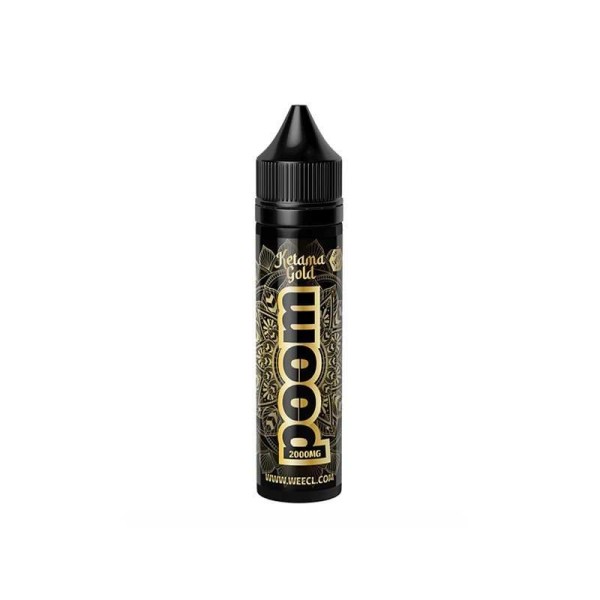 E-liquide CBD Poom Ketama Gold 50ml WEECL - Arôme Naturel Full Spectrum (2000mg)