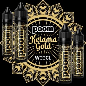 E-liquide CBD Poom Ketama Gold 50ml WEECL - Arôme Naturel Full Spectrum (5000mg)
