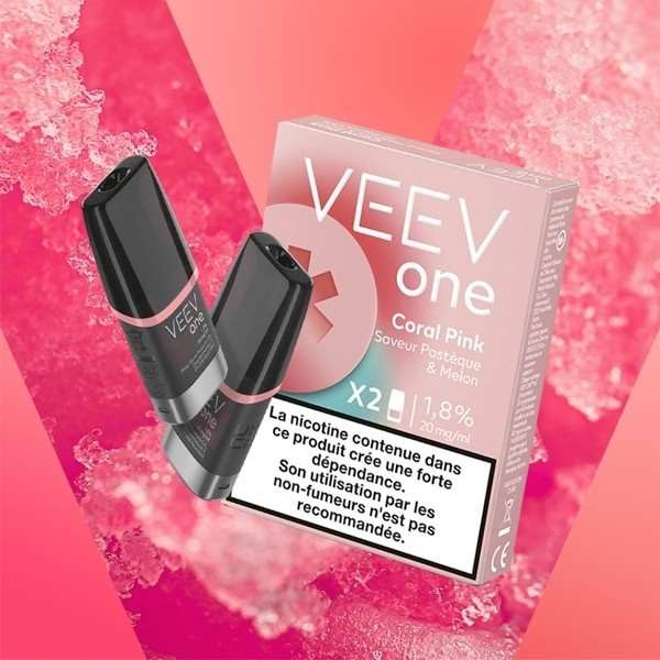 Paquet de 2 Pods pre-remplis Veev One Melon Pasteque (09 mg/ml)