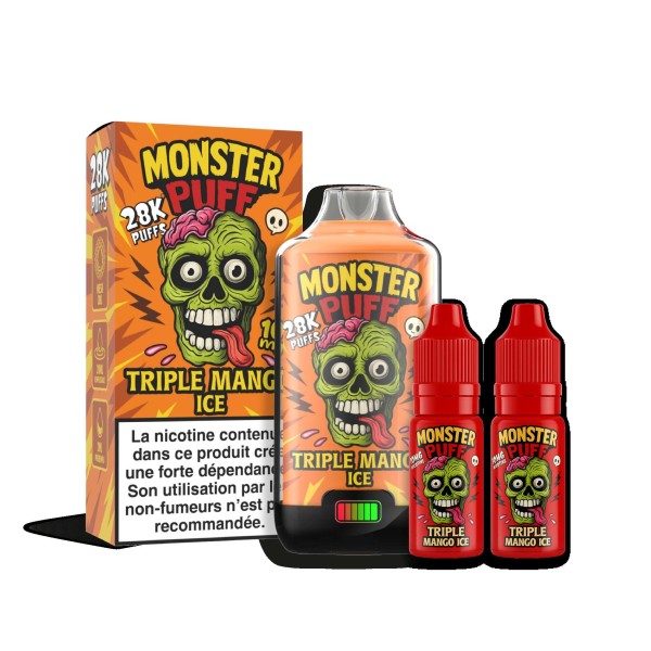 Puff Monster Puff 28k Triple Mango Ice (20 mg/ml)