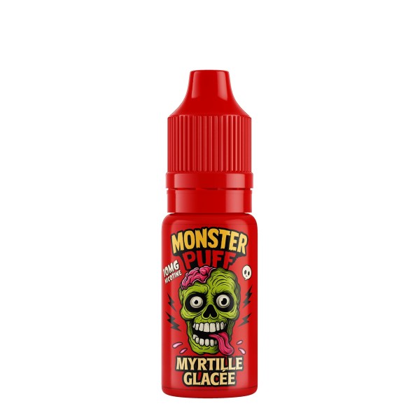 E-liquide Monster Puff Myrtille Glacée 10ml (10 mg/ml)